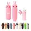 Stand Up Animals Silicone Pencil Case - Brilliant Promos - Be